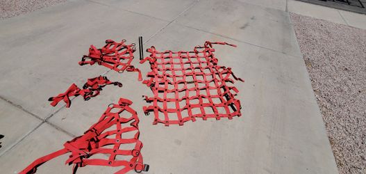 Spider Web Cargo Net (Red)