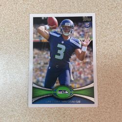 Russell Wilson Topps Rookie Card