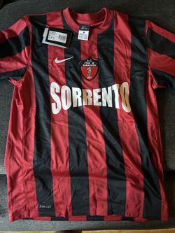 Nike Dri-fit AC Citta Di SORRENTO 1967 Italy Soccer Futbol Jersey Medium NWT 