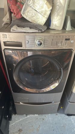 Kenmore side by side washer and dryer