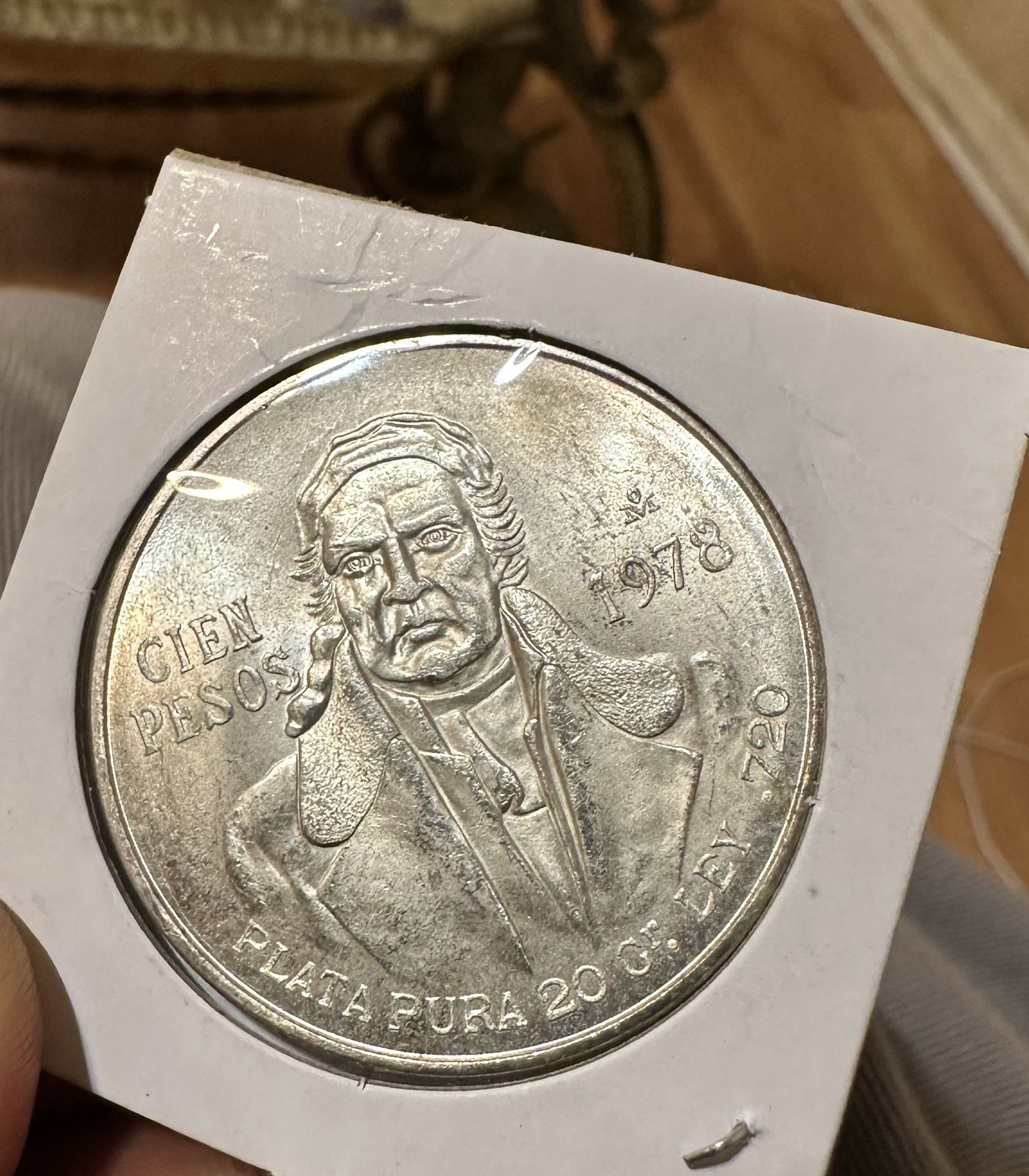 Silver Mexico 100 Peso