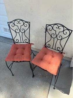 Iron chairs (2)