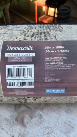 26”x 108” thomasville carpet runner