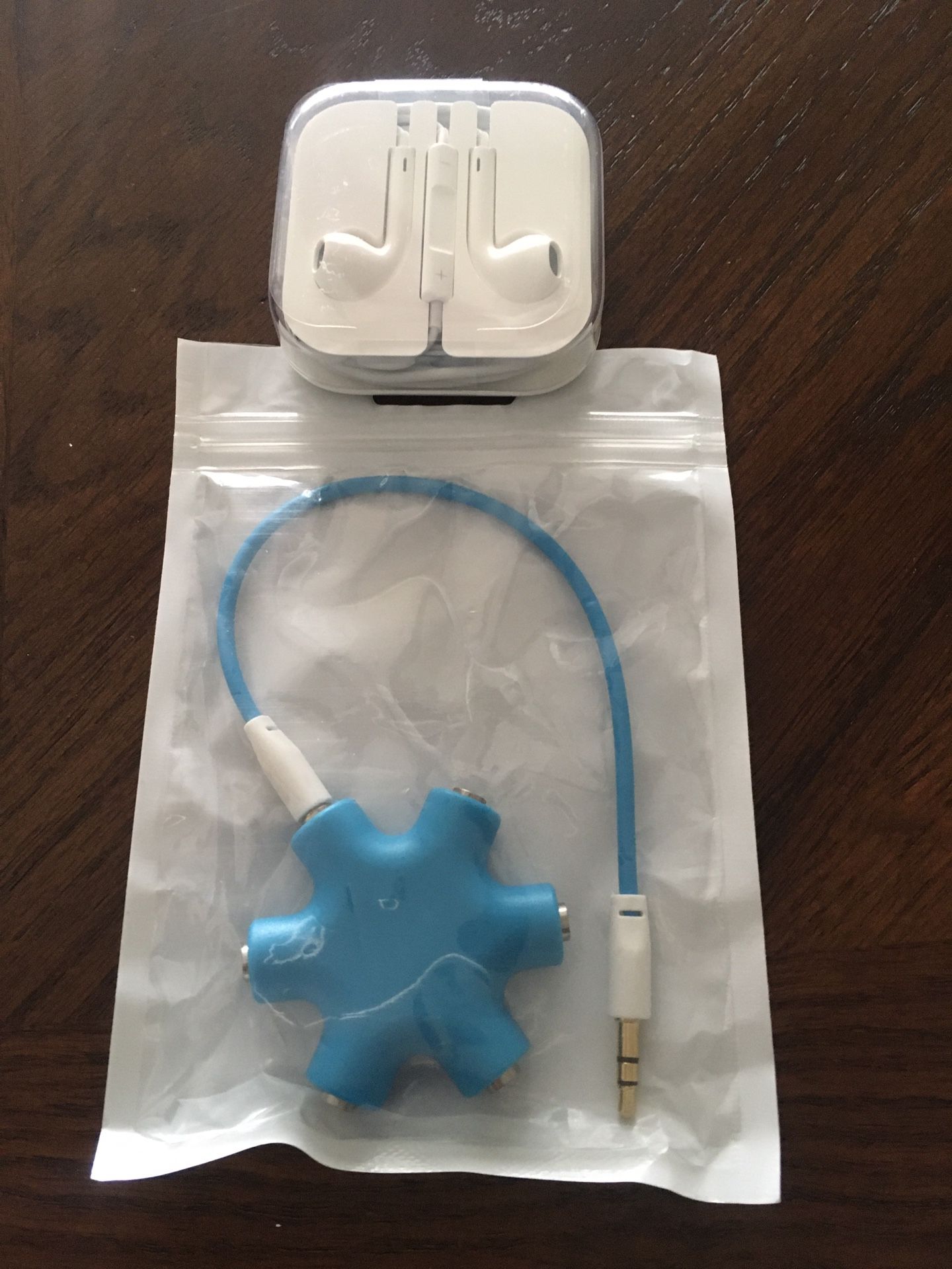 Apple Ear Plugs & Extra Plug Charger