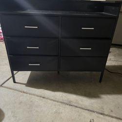 Black Dresser with outlet