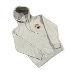 Full Send Hoodie Mens Medium Gray Steve Will Do It Graphic Pullover Sweatshirt