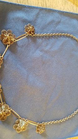 sterling filagree necklace