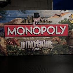 Monopoly Dinosaur Edition 2010 Rare Board Game