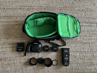 Canon 80D Camera and Accessories