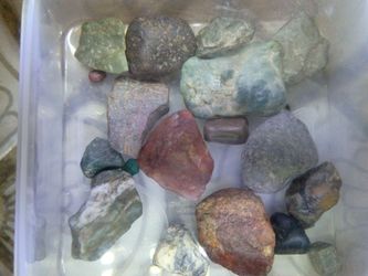 gem stones rock collection
