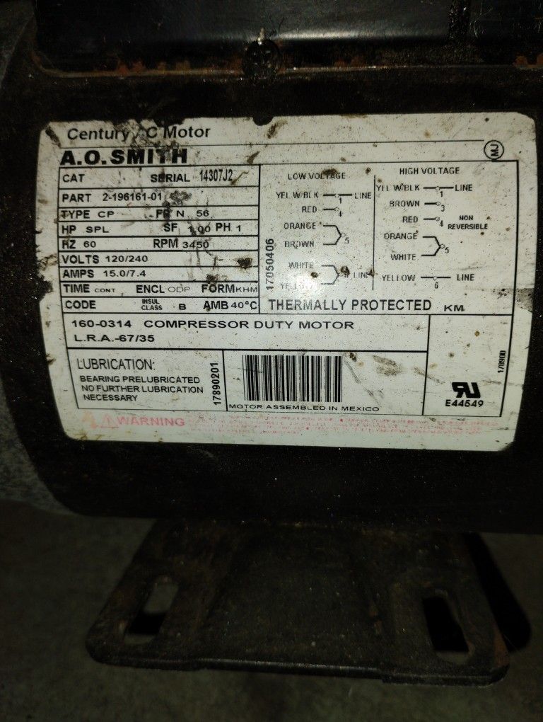 Century AC Motor