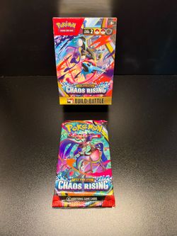 Pokemon TCG Chaos Rising: Build & Battle Box New & Sealed + Extra Pack 10 Cards