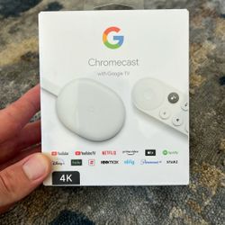 Chromecast With Google TV 4k Sealed Brand New