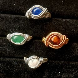 Wire Wrapped Rings