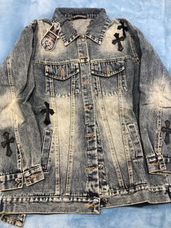 Chrome hearts, jean jacket, S, M, L,