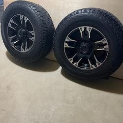 Like New Tires And Rims Hankook Dyna Pro 26570r17 Set 