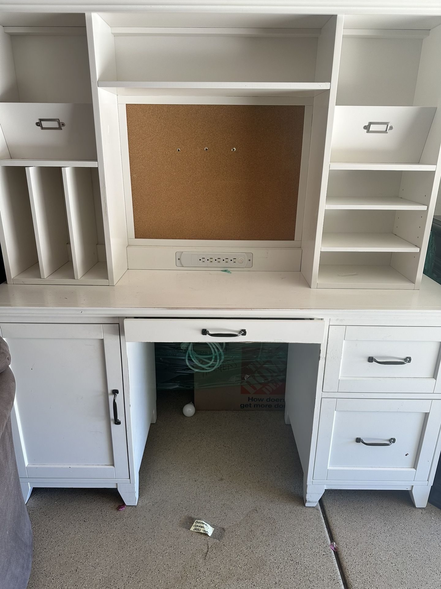 PB Teen Hampton Desk & Matching Hutch