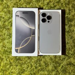 iPhone 16 Pro | 256GB | Natural Titanium | Factory Unlocked