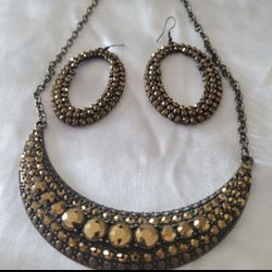 Necklace set- Bronze color