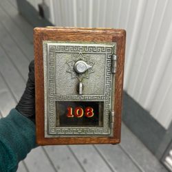 Vintage United States Post Office Lockbox