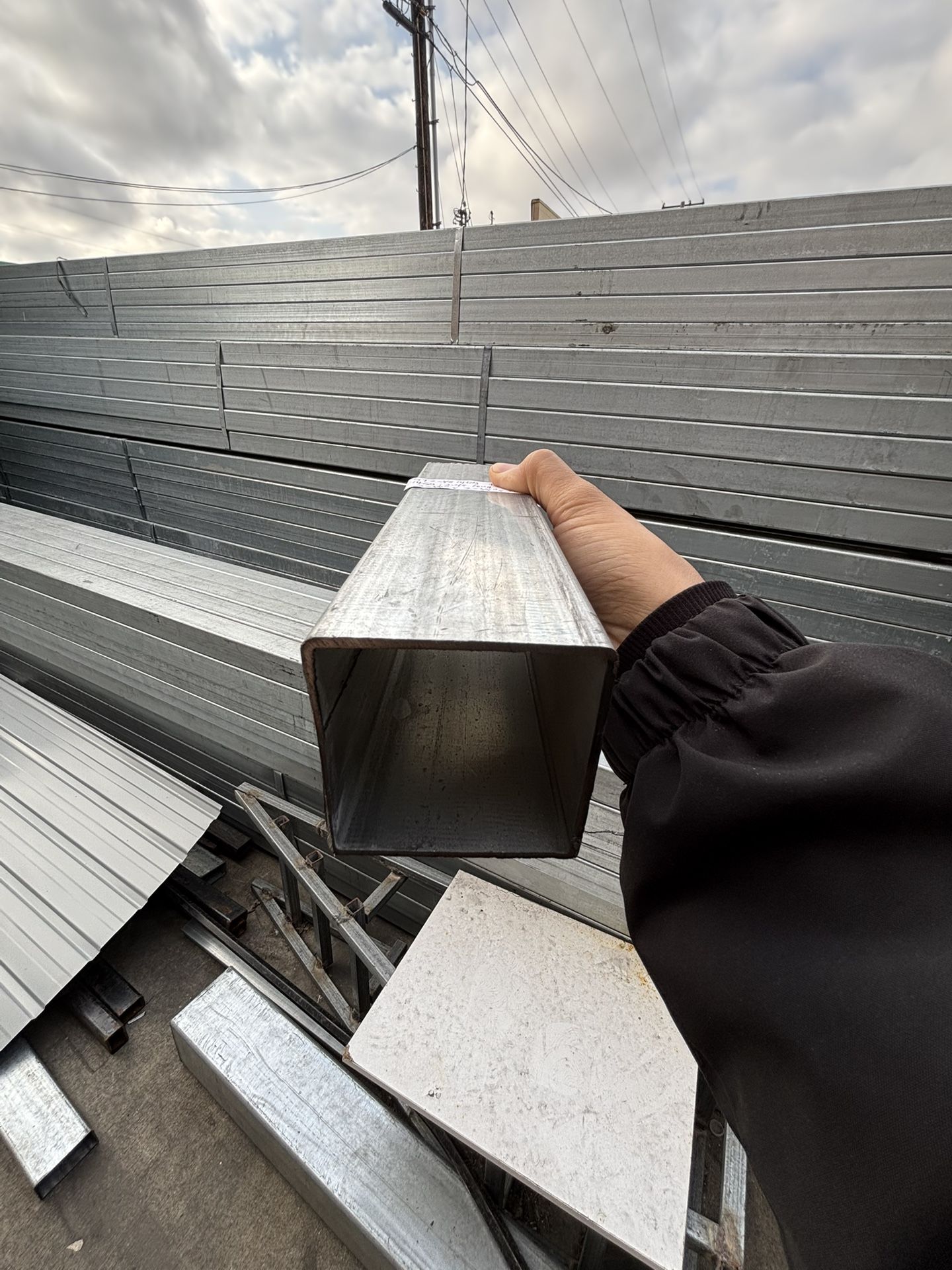 Galvanized Tubing 2-3/8'' x 2-3/8'' x 20ft 14gauge