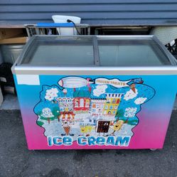 like new commercial ice cream freezer or regular freezer with warranty