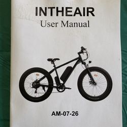 ELECTRIC  BIKE  IntheAir