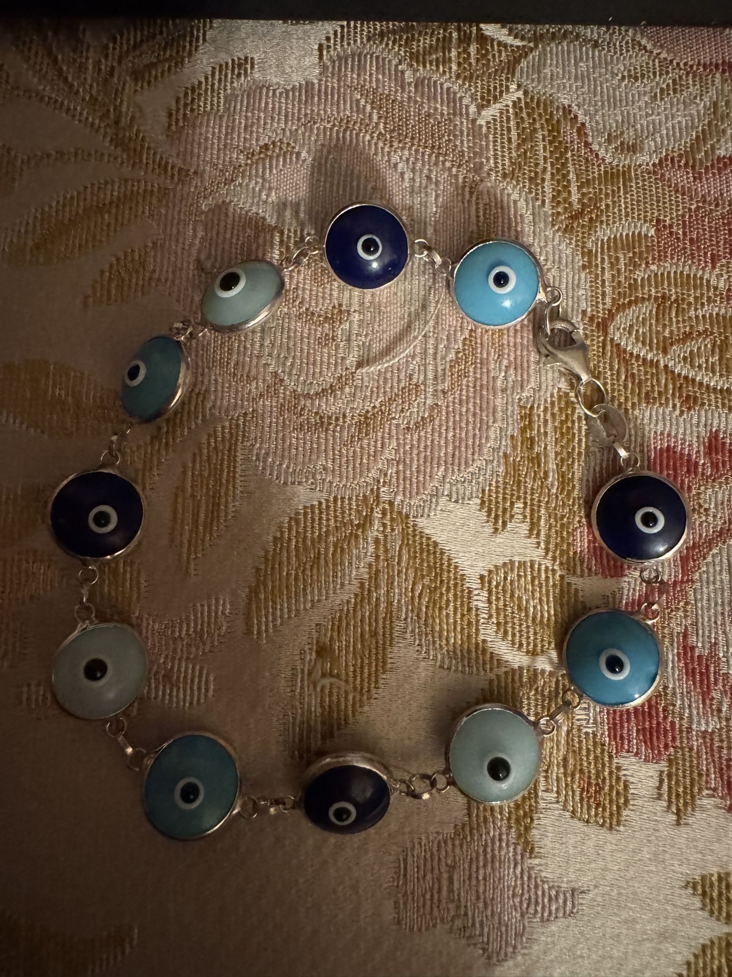 Silver 925 Bracelet “ EVIL  EYE” Protection 