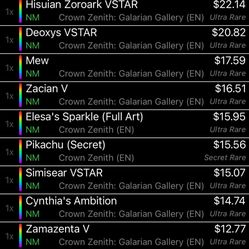 Selling Pokemon Collection