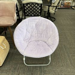 New Saucer Chair In Lilac