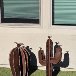 2  Metal Cactus 