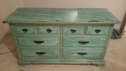 Matching dresser and table