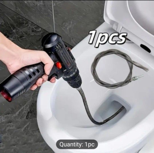Flexible Electric Drain Unclogger - Gentle Pressure 39 Inch