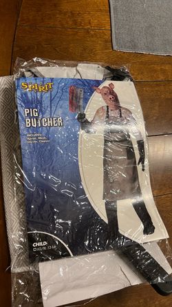 Pig butcher costume child size 12-14