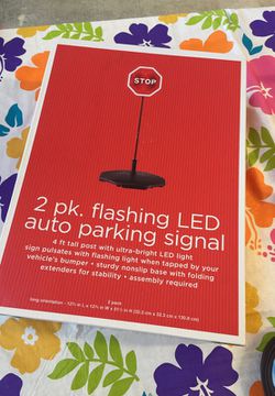 2 pk. flashing LED auto parking signal (brand new)