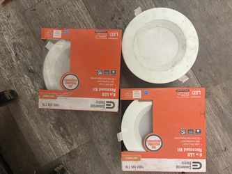 3 Canless 6 inch LED lights