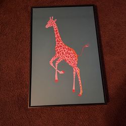 Giraffe canvas