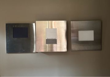 Room & Board Manhattan Stainless Steel Picture Frames