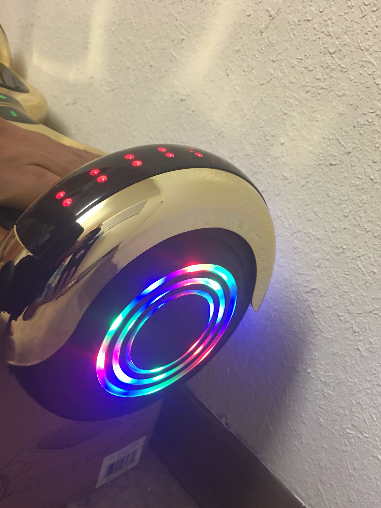 Brand new metallic hoverboard has Bluetooth ( others are available)