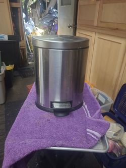 Stainless Steel Step Trash Can