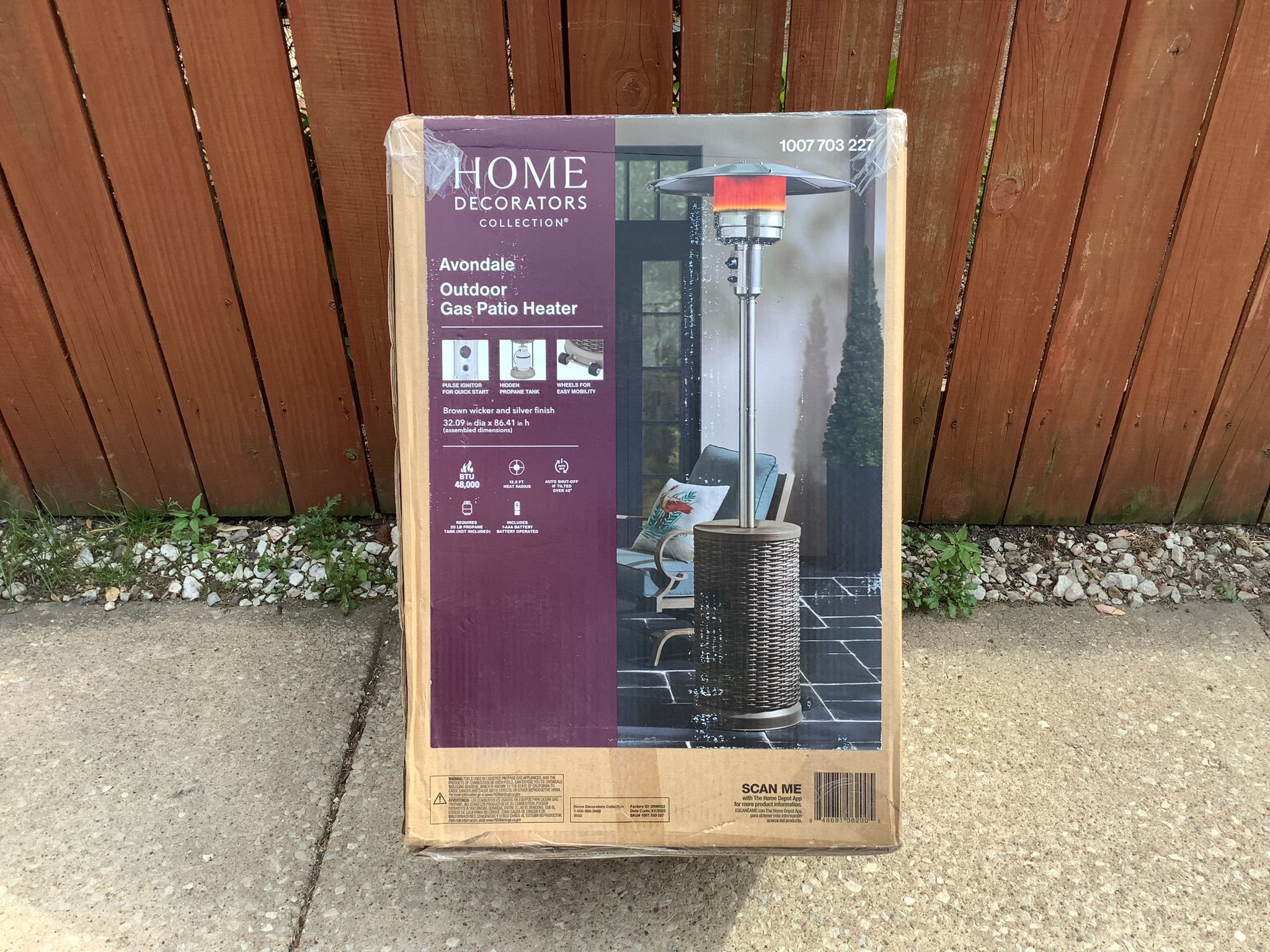 1007 703 327 Decorators Collection Avondale Outdoor Gas Patio