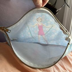 Margot Elena Illustrated Pinup Zip Pouch – Dandelion Motif