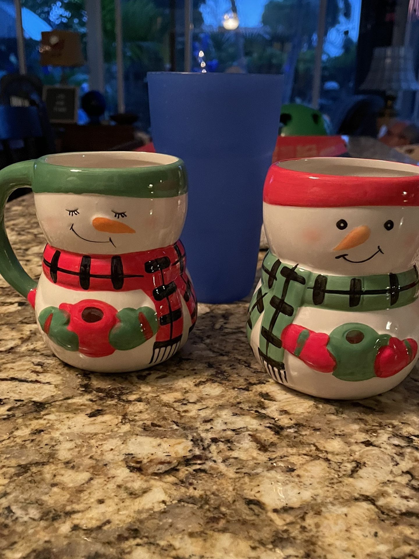 Snowman mugs