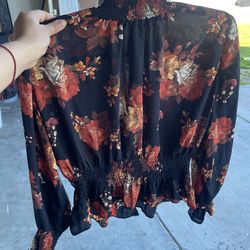 Floral Shirt Size Xl