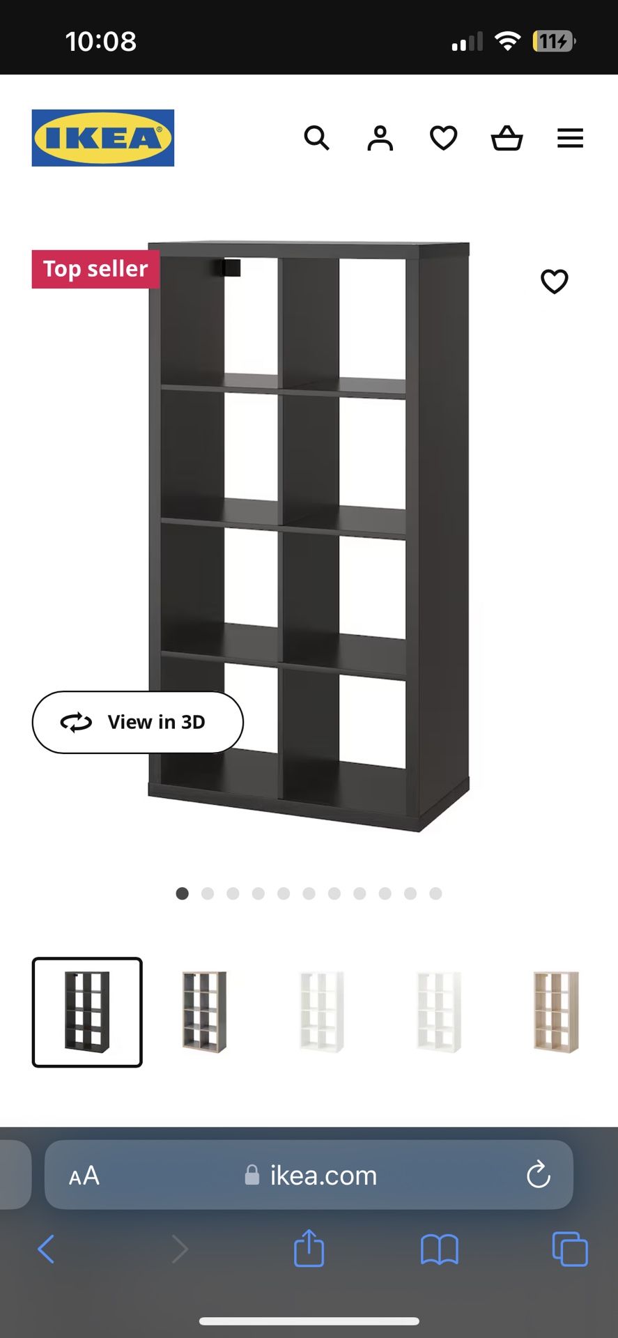 IKEA Shelf Organizer With Box