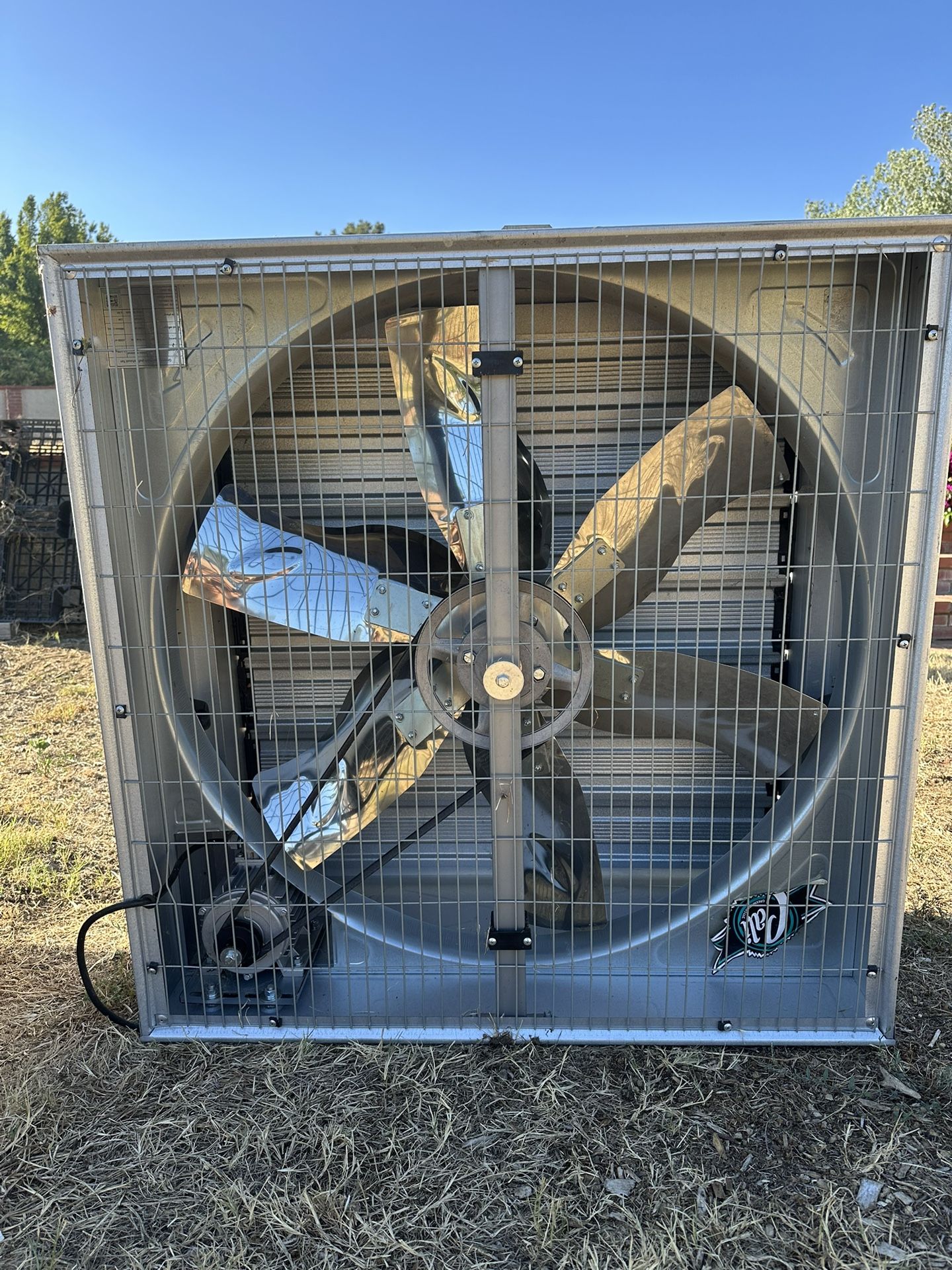 Never Used Greenhouse Fan 3 X 3