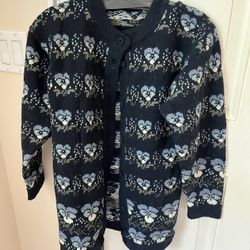 100% Wool Sweater, Made In Estonia Europe Will Fit Small And Medium