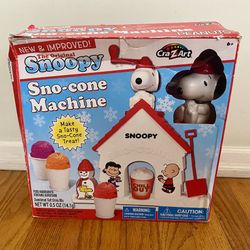 SNOOPY SNO-CONE MACHINE