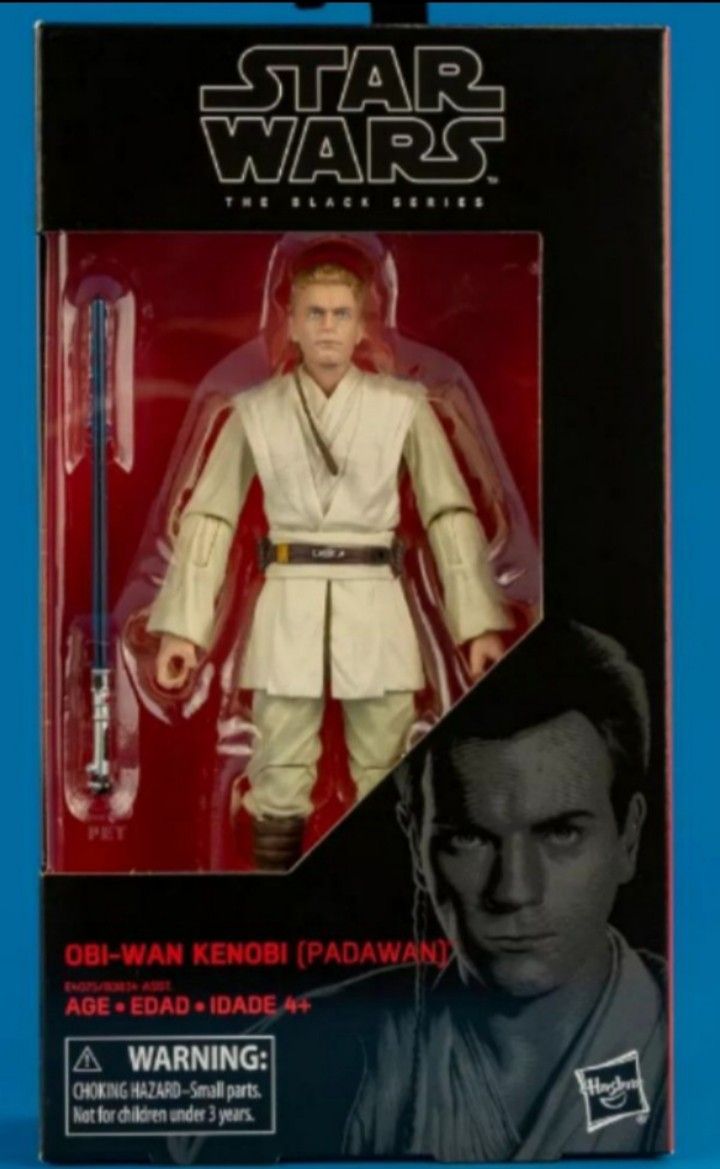 Star Wars Black Series Obi Wan Kenobi Padawan Collectible Action Figure Toy