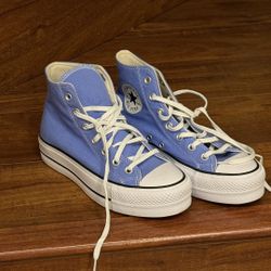 ✨ Periwinkle Blue Converse High Tops – Brand New!